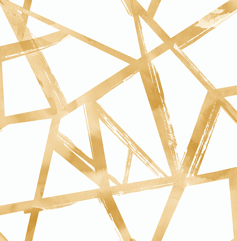 Luxury Living - Wallpaper in Gold and White
