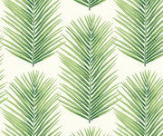 green palm fern pattern wallpaper