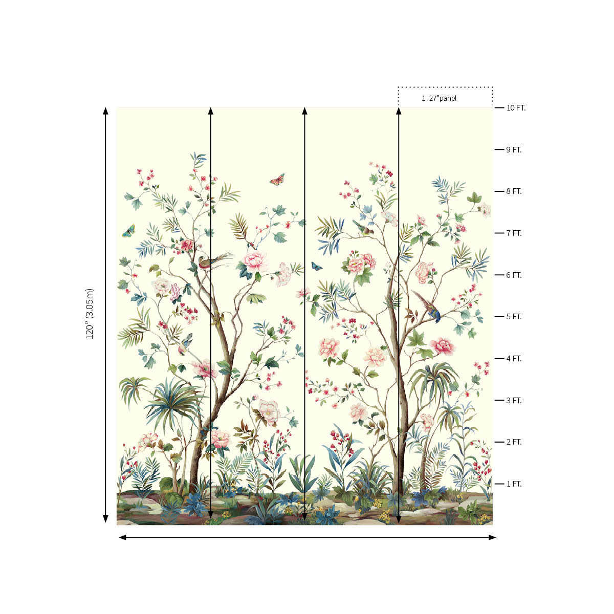 Charleston Garden Mural | Oyster