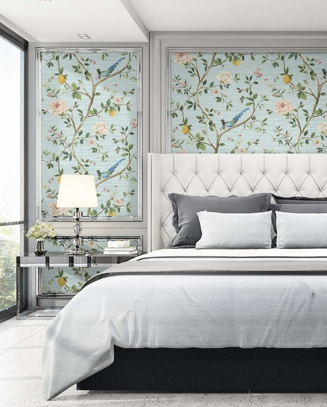 Blossom Citrus Floral | Topaz Blue