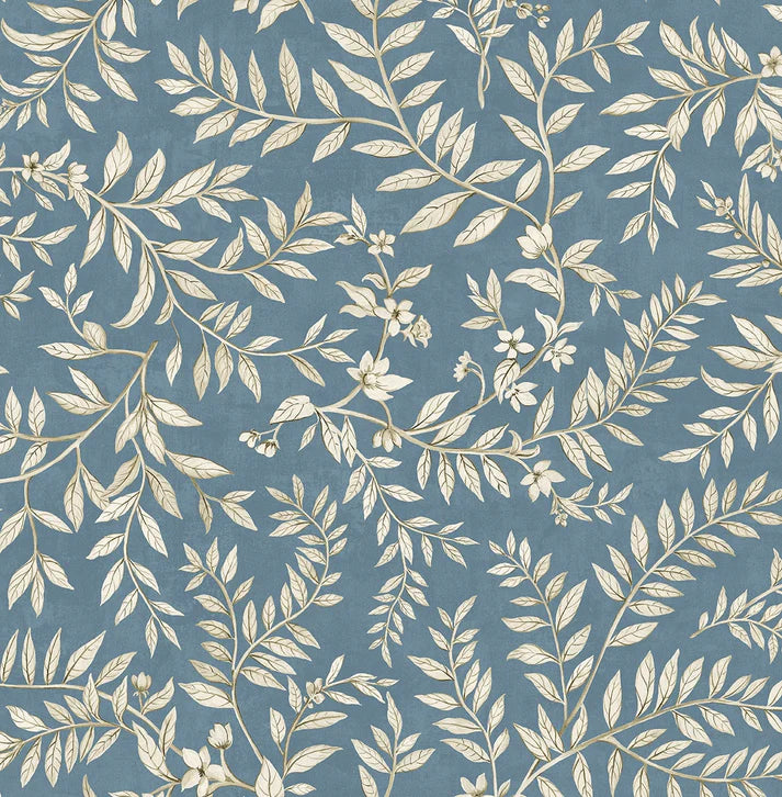 Vining Leaf Trail | Wedgewood Blue