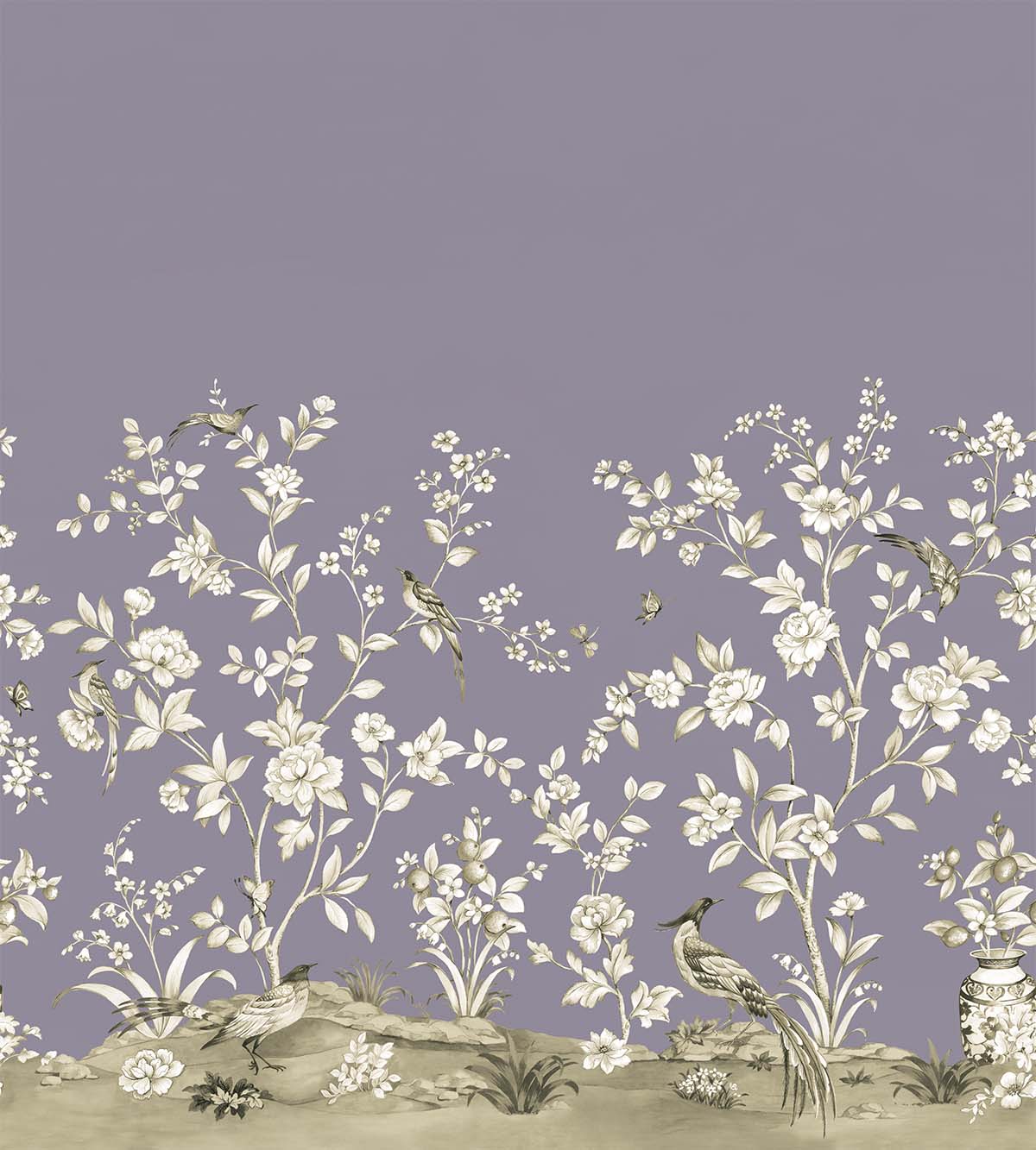 Jardin Toile Mural - Lavender