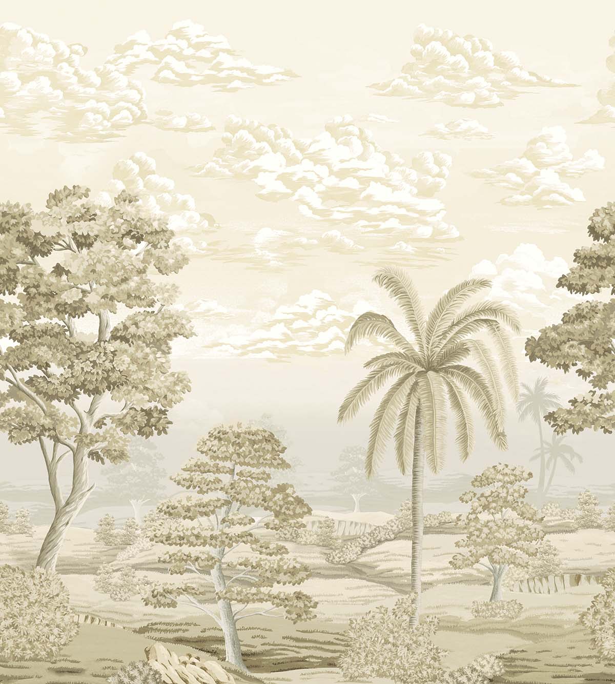 Greenbrier Mural - Sepia