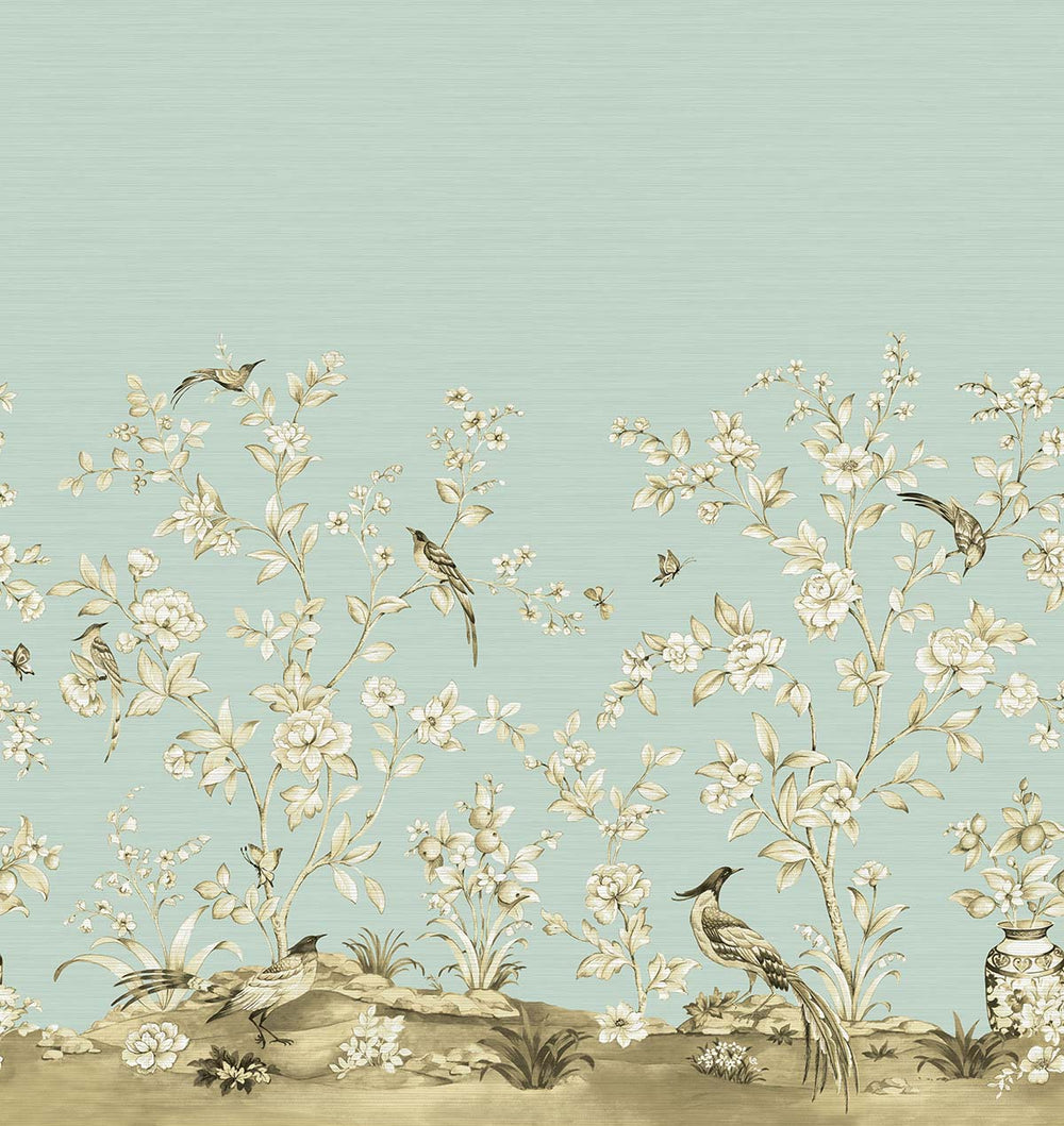 Jardin Toile Mural Natural - Seaglass