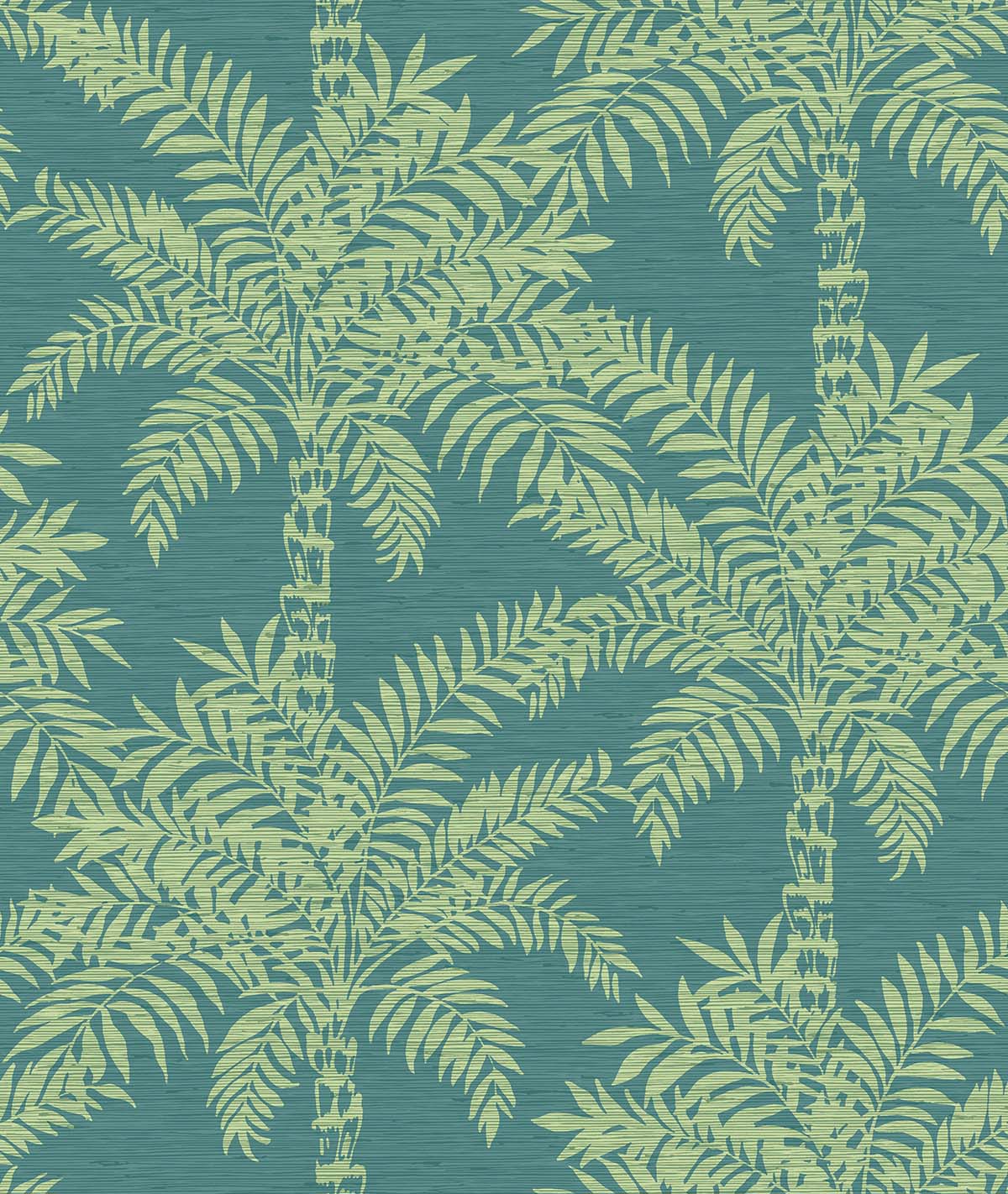 Beach Palms | Teal Green
