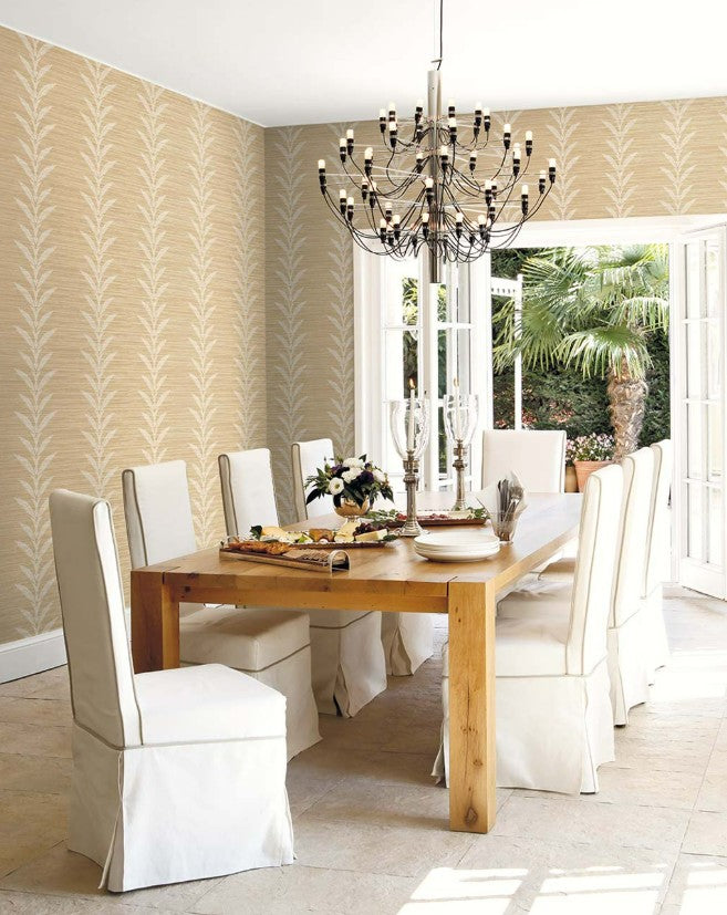 Huanzhu Leaf Stripe | Oyster Gold