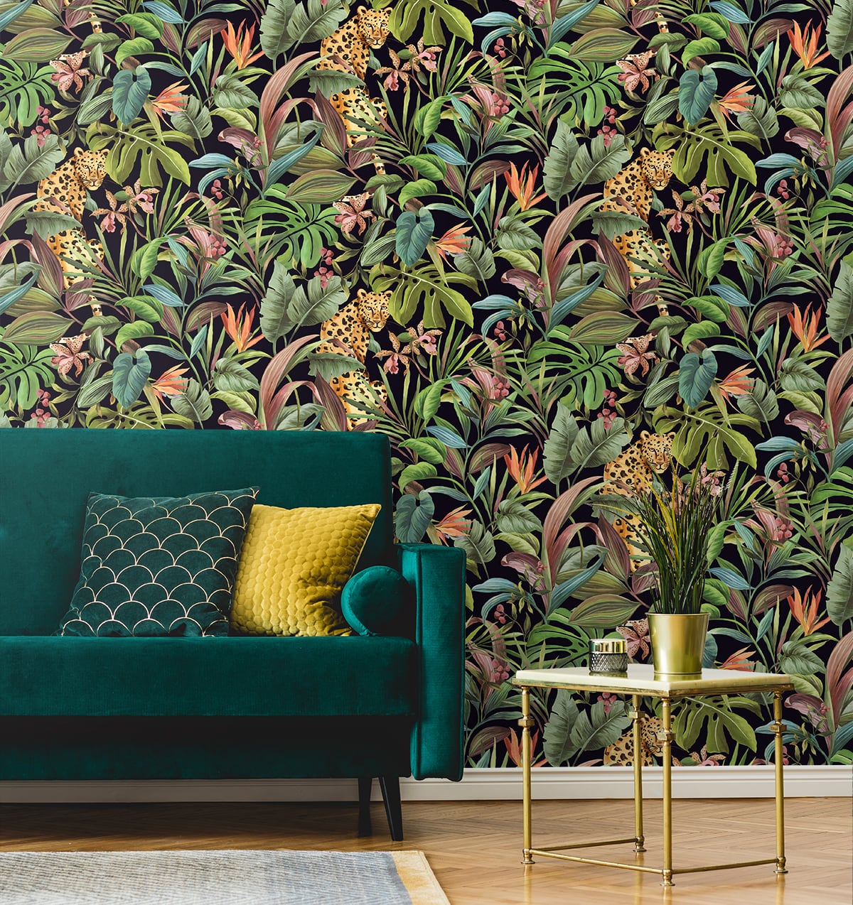 Tropical Leopard | Black