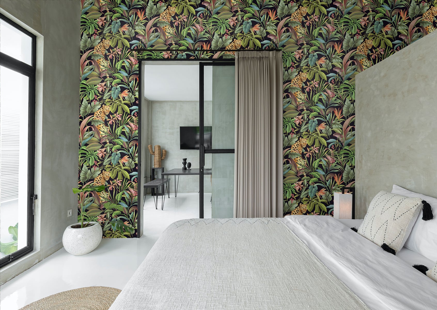 Tropical Leopard | Black