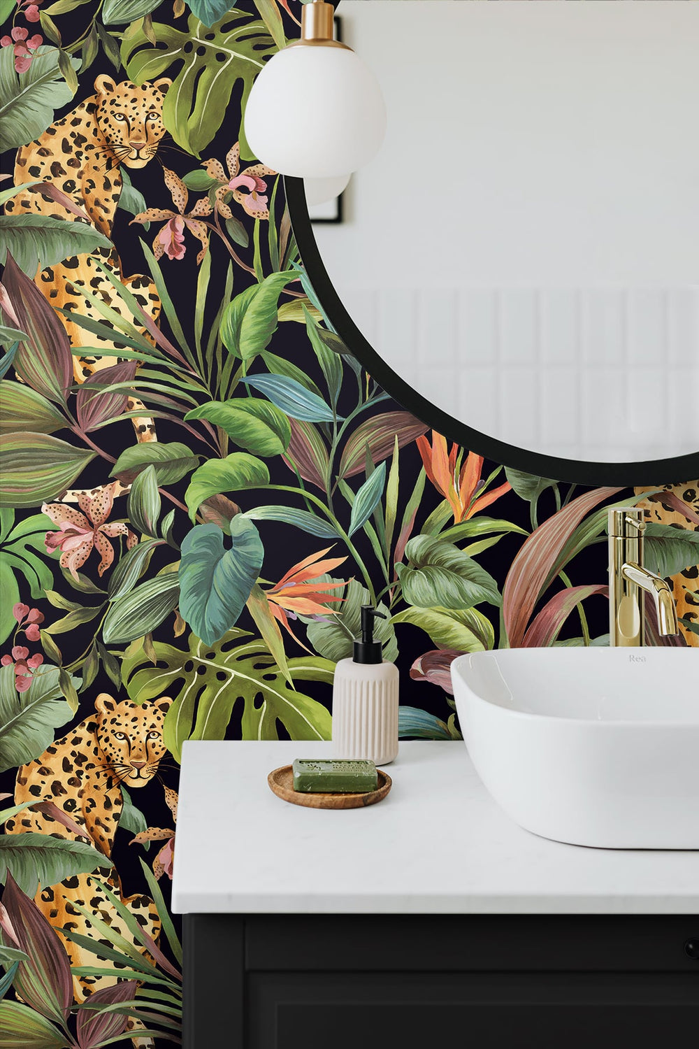 Tropical Leopard | Black