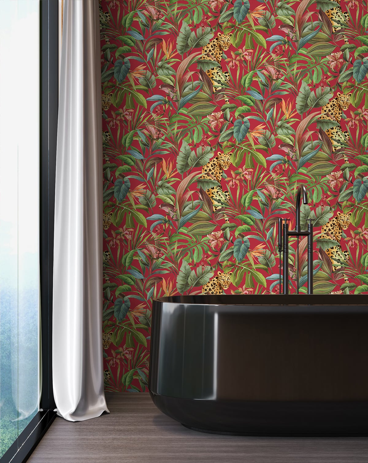 Tropical Leopard | Red