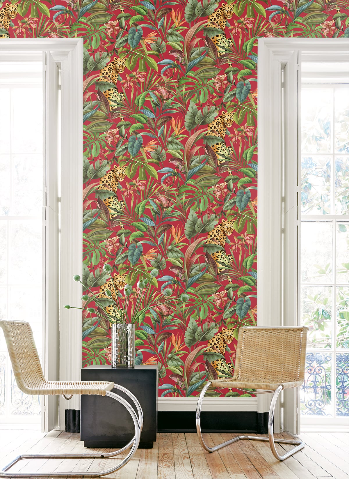 Tropical Leopard | Red