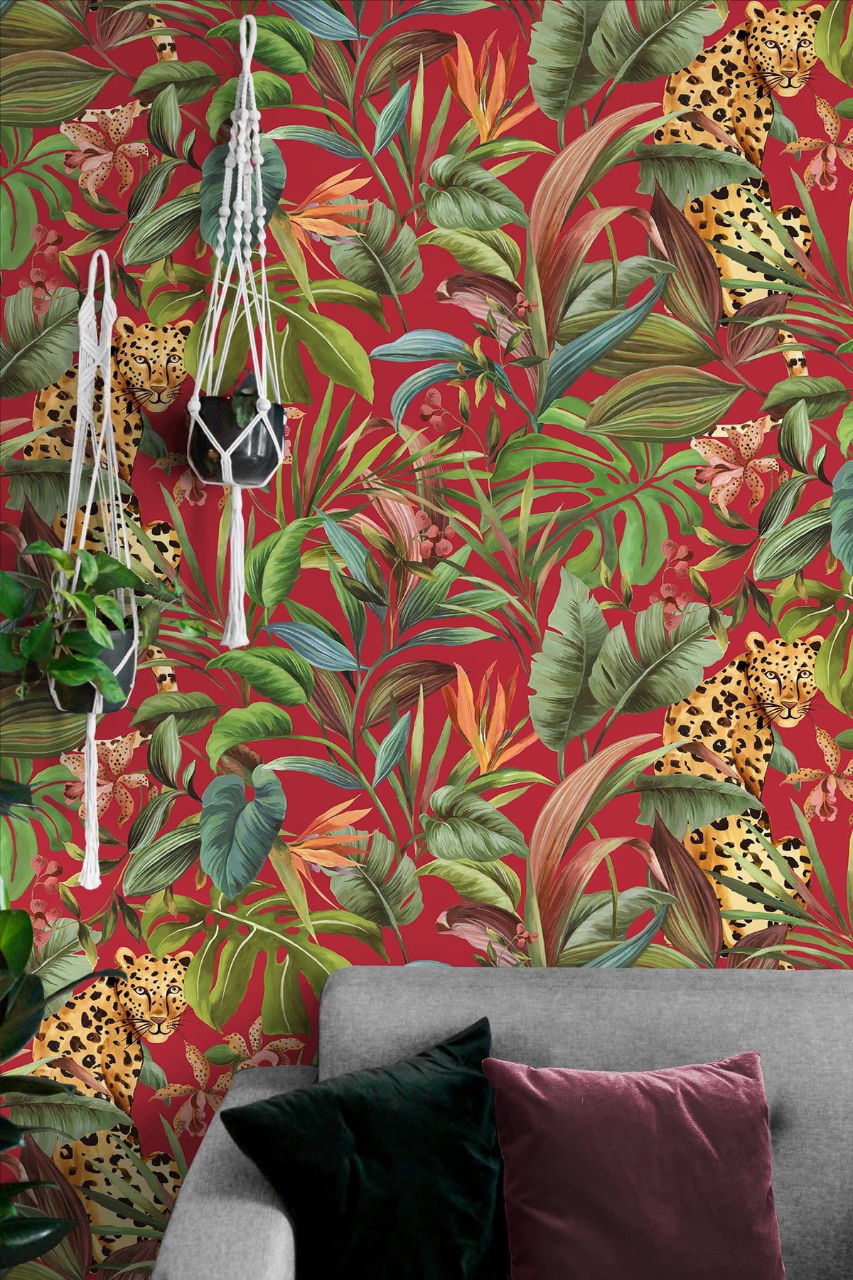 Tropical Leopard | Red
