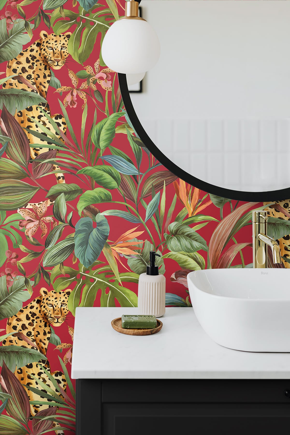 Tropical Leopard | Red