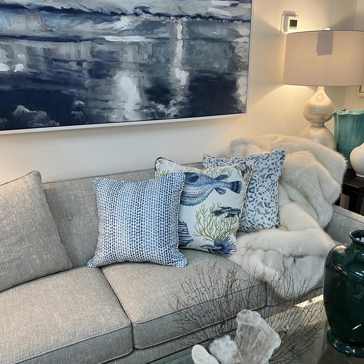 Marview Pillow | Blue