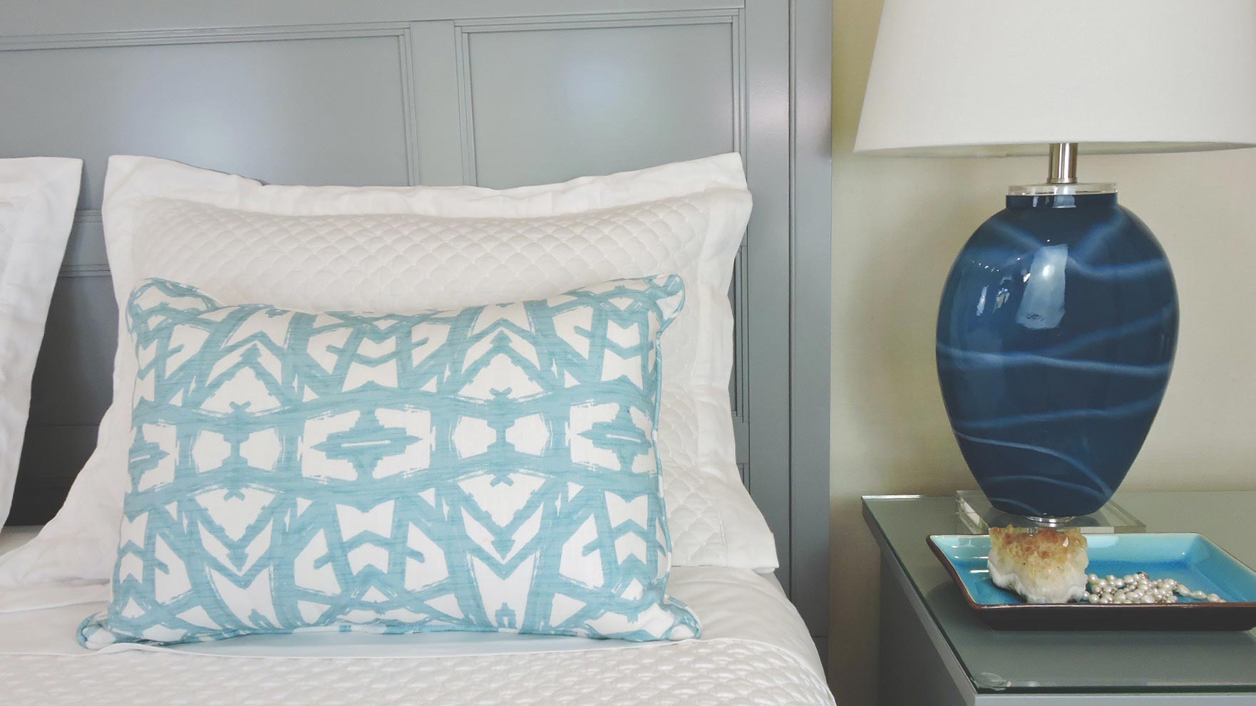 Zambia Pillow | Aqua