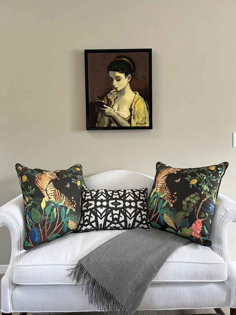Zambia Pillow | Black