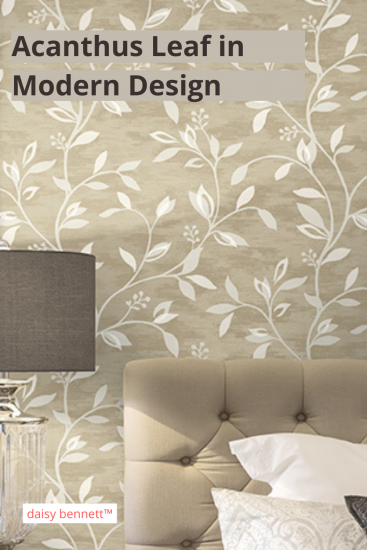 This classic style wallpaper, Whisper, inspired by the Acanthus Leaf of older days gone by. Decorate your home with modern style and design, visit the blog to learn more. 